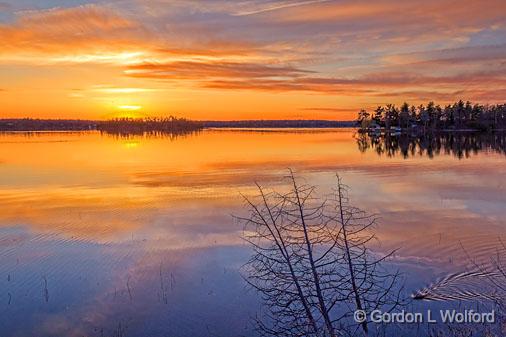 Otter Lake Sunset_23183.jpg - Photographed near Lombardy, Ontario, Canada.